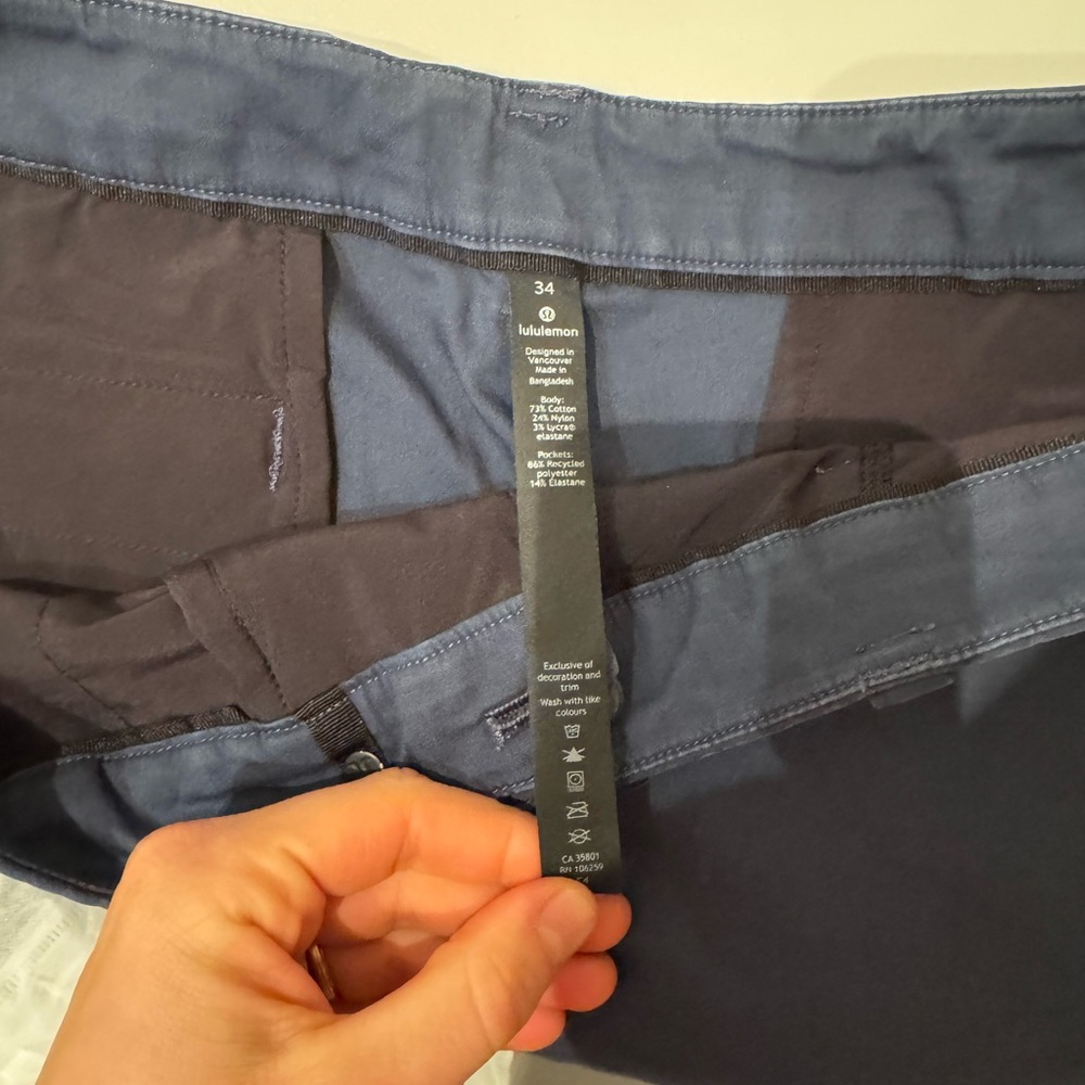 Lululemon men’s shorts size 34